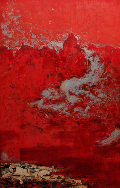 1533176300137241.jpg 70胡本七《夢回故鄉(xiāng)二》 140cm X 90cm 2016年.jpg